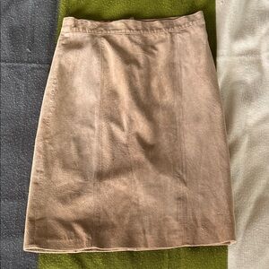 Boston Proper Classic Suede Pencil Skirt- size 2